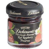 Dickinson's 1 oz. Pure Cascade Mountain Red Raspberry Preserves - 72/Case