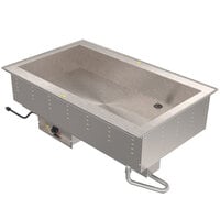 Vollrath 36501208 Modular Drop In Two Compartment Bain Marie Hot Food Well - 208V, 1250W