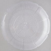 Carlisle 695607 Petal Mist 8 7/8 inch Clear Polycarbonate Plate