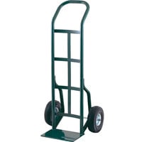 Harper 800 lb. Continuous Handle Steel Hand Truck with 10" x 3 1/2" Pneumatic Wheels 30T16
