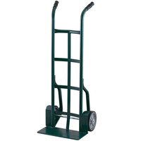 Harper 900 lb. Dual Handle Steel Hand Truck with Fenders and 10" x 2 1/2" Solid Rubber Wheels 25T83