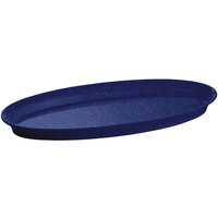 Tablecraft CW2210BS Blue Speckle Cast Aluminum King Fish Platter
