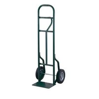 Harper 800 lb. Loop Handle Tall Steel Hand Truck with 10" x 2" Solid Rubber Wheels LEO5886
