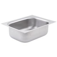 Eagle Group FDI-10-14-5-1 One Compartment 16" x 12" Seamless Weld In Sink - 5" Deep