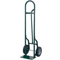 Harper 800 lb. Single Pin Handle Tall Steel Hand Truck with 8" x 2 1/4" Solid Rubber Wheels 35T60