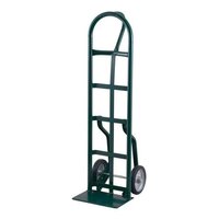 Harper 800 lb. Loop Handle Narrow Frame Steel Hand Truck with 8" x 2 1/4" Solid Rubber Wheels 56NT14