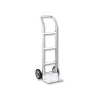 Harper 450 lb. M-Series Continuous Handle Aluminum Hand Truck with 8" x 1 5/8" Mold-On Rubber Wheels MACA77