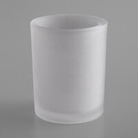 Sterno 80268 3 5/16" Petite Frost Glass Votive Liquid Candle Holder