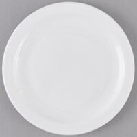 Arcoroc 57975 Opal Restaurant White 9 1/4" Narrow Rim Lunch Plate by Arc Cardinal - 24/Case