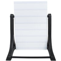 Aarco ROC-3 The Rocker Two Sided White Economy Letterboard with Stand and Characters - 24" x 36"