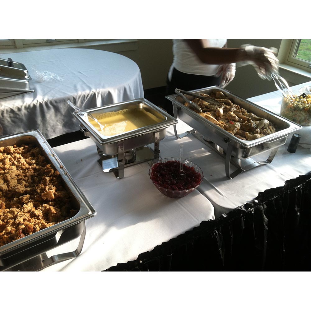 4 Qt. Chafing Dish Half Size Stainless 4 Quart Chafing Dish