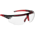 Red Frame with Clear Lens