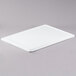An American Metalcraft ABS plastic cover on a white rectangular dough box.