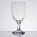 A close-up of a clear Anchor Hocking Excellency wine glass.