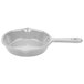 A Tablecraft natural cast aluminum fry pan with a handle.