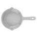 A Tablecraft natural cast aluminum fry pan with a handle.