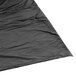 A roll of black Inteplast Group high density trash bags.