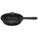 A black speckled Tablecraft fry pan with a handle.