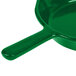 A Tablecraft green cast aluminum fry pan with a handle.