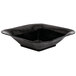 A black square Tablecraft bowl on a counter.