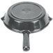 A black Tablecraft granite cast aluminum fry pan with a handle.