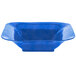A blue square Tablecraft cast aluminum bowl.