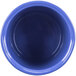 A blue Tablecraft salad dressing bowl with a lid.