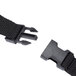 A black strap with black plastic clips.