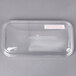 A clear plastic lid for a Grindmaster Cecilware refrigerated beverage dispenser bowl.