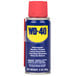 A WD-40 spray can with a red cap.