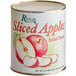 A white labeled #10 can of Regal solid pack sliced apples.