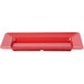 A red rectangular GET Red Sensation plate.