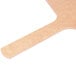 An American Metalcraft natural pressed wooden pizza peel with a handle.