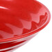 A close up of a red GET Sensation bowl.