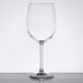 An Arcoroc Rutherford tall wine glass on a white background.