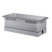 A Hatco drop-in hot food well with a stainless steel pan and a lid.