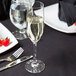 A Spiegelau Vino Grande champagne flute on a table