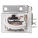 An Avantco replacement relay with a white wire attached.