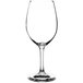 A clear Spiegelau Bordeaux wine glass with a stem.