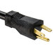 A Nemco 47416 power cord with black and gold plugs.