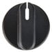 A black Nemco Roller Grill knob with a white handle on it.