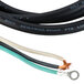 A Nemco cord set with two black and white wires and a green wire.