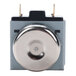 A small silver and black Nemco timer switch with a round metal circle.