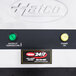 A close up of the control panel for a Hatco FR-3 Food Rethermalizer on a counter.
