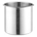 An Avantco stainless steel Bain Marie pot with a lid.