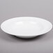 An Arcoroc white soup plate.