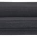 A close up of a black Avantco vinyl magnetic door gasket.