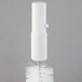 A white plastic tube with white bristles.
