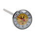 A Taylor pocket probe dial thermometer with a yellow and black handle.