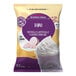 A white bag of Big Train Dragonfly Taro Blended Creme Frappe Mix with purple and yellow label.